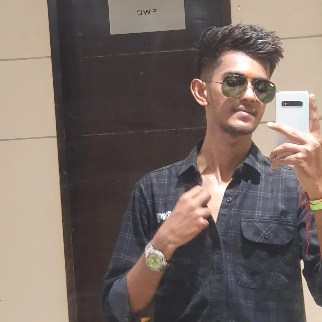 Mirror portrait of Anish